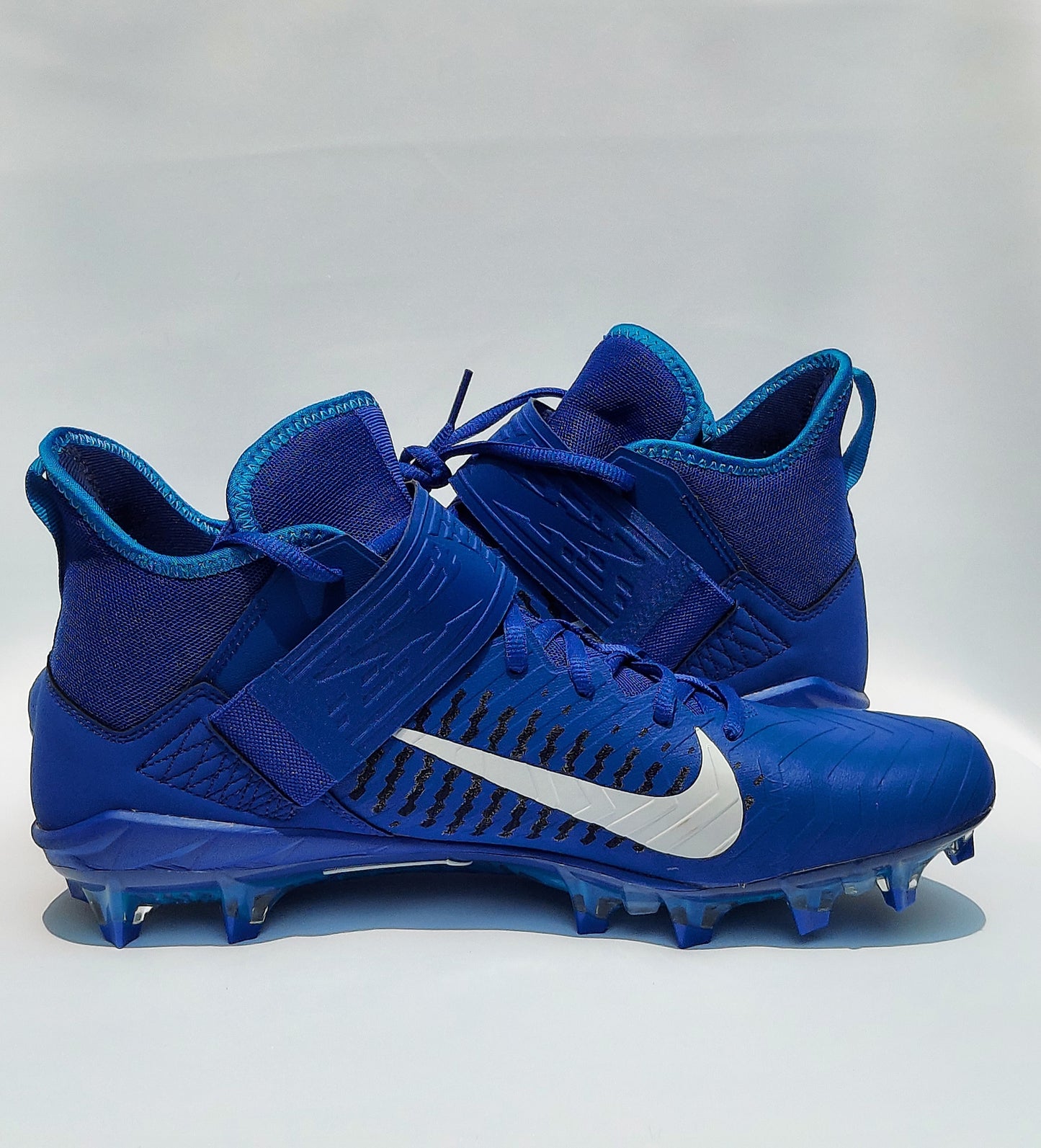 Nike Alpha Menace Pro 2 Mid TD Royal Blue/White Football Cleats