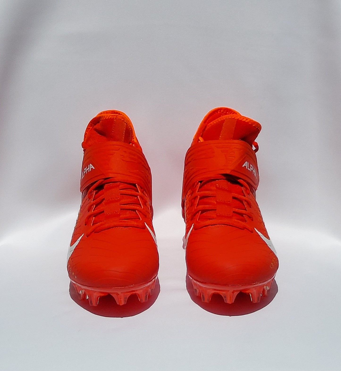 Nike Alpha Menace Pro 2 Mid TD Orange/White Football Cleats