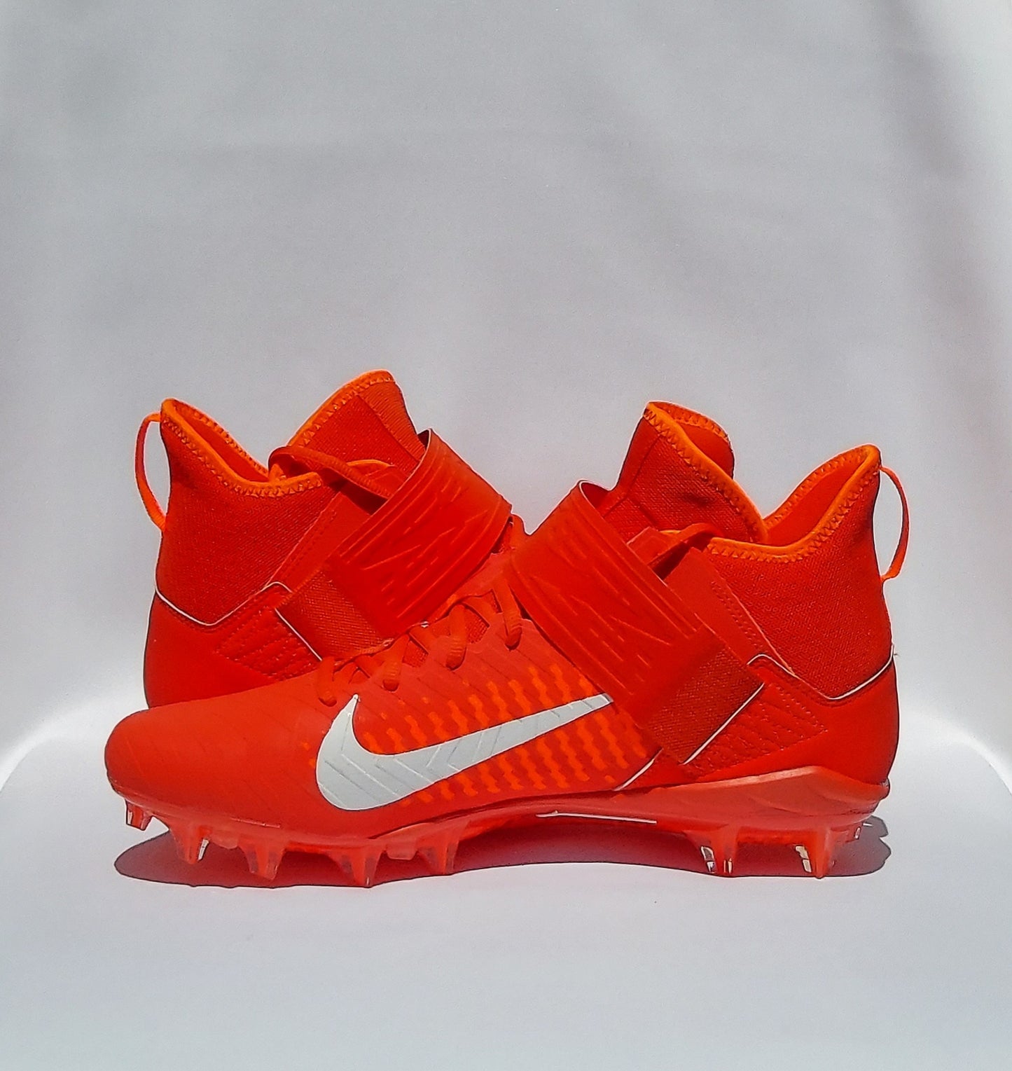 Nike Alpha Menace Pro 2 Mid TD Orange/White Football Cleats