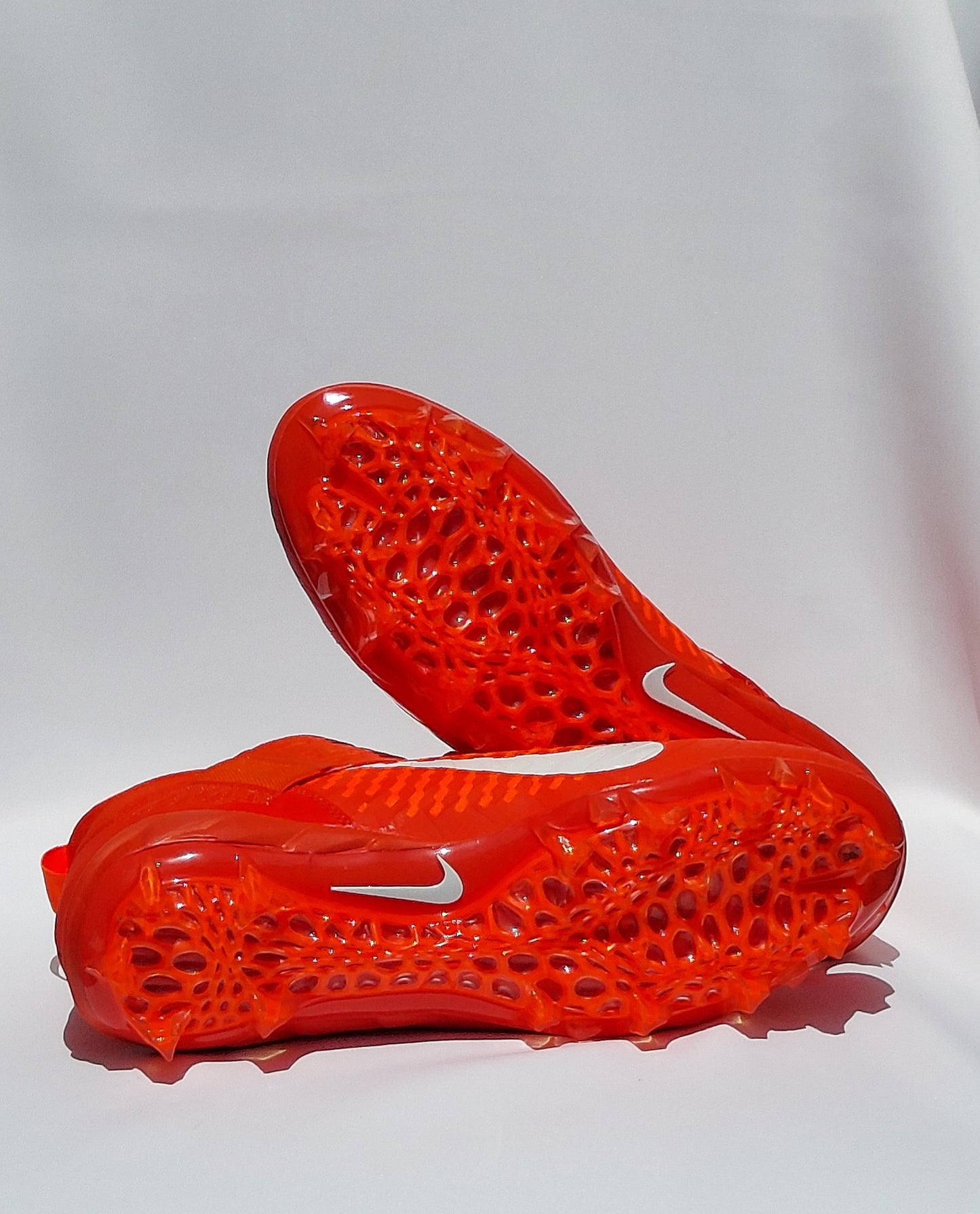 Nike Alpha Menace Pro 2 Mid TD Orange/White Football Cleats