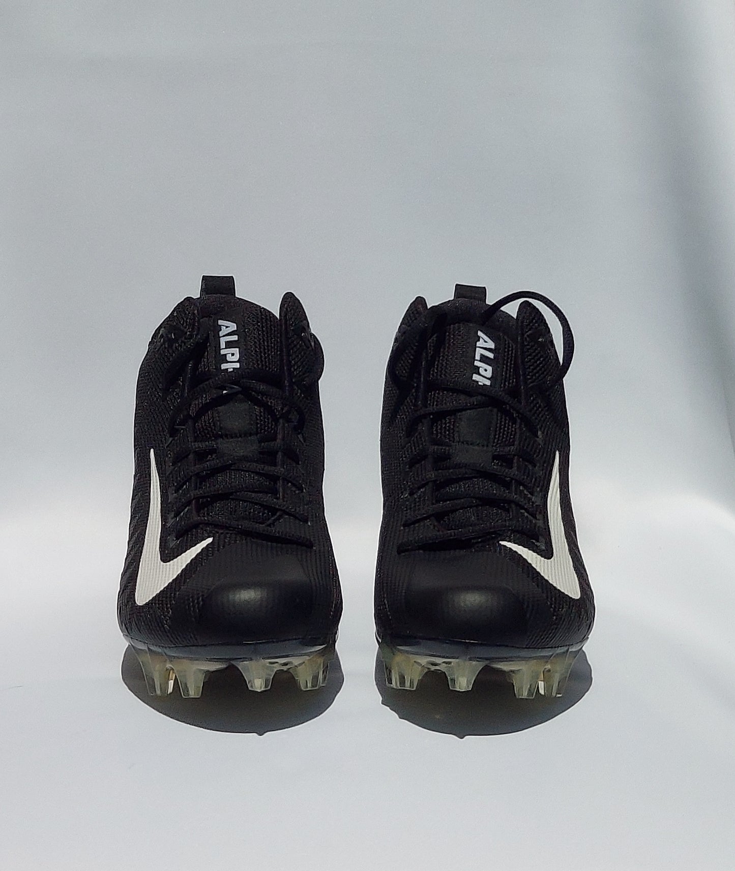 Nike Alpha Menace Pro Mid TD PF Black/White Football Cleats - CLEARANCE