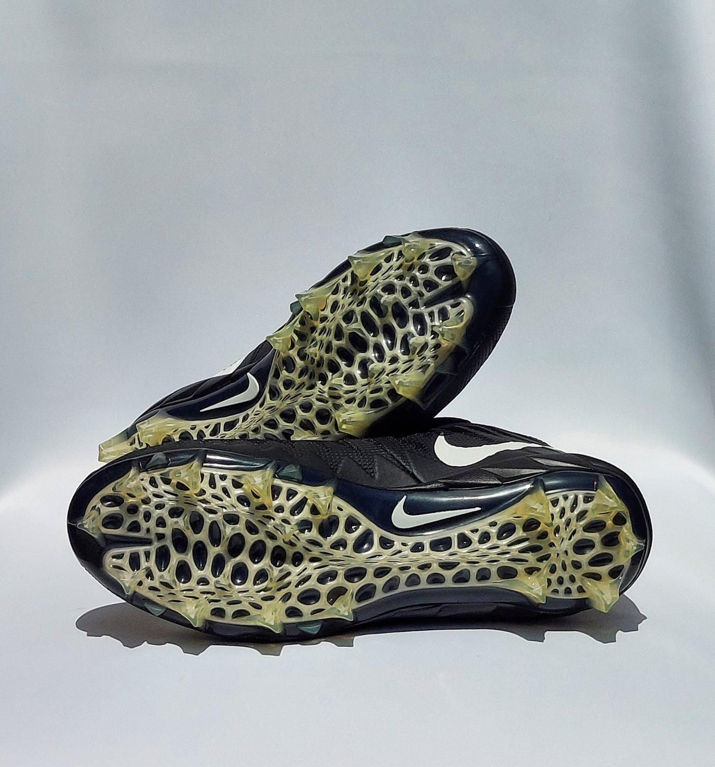 Nike Alpha Menace Pro Mid TD PF Black/White Football Cleats - CLEARANCE