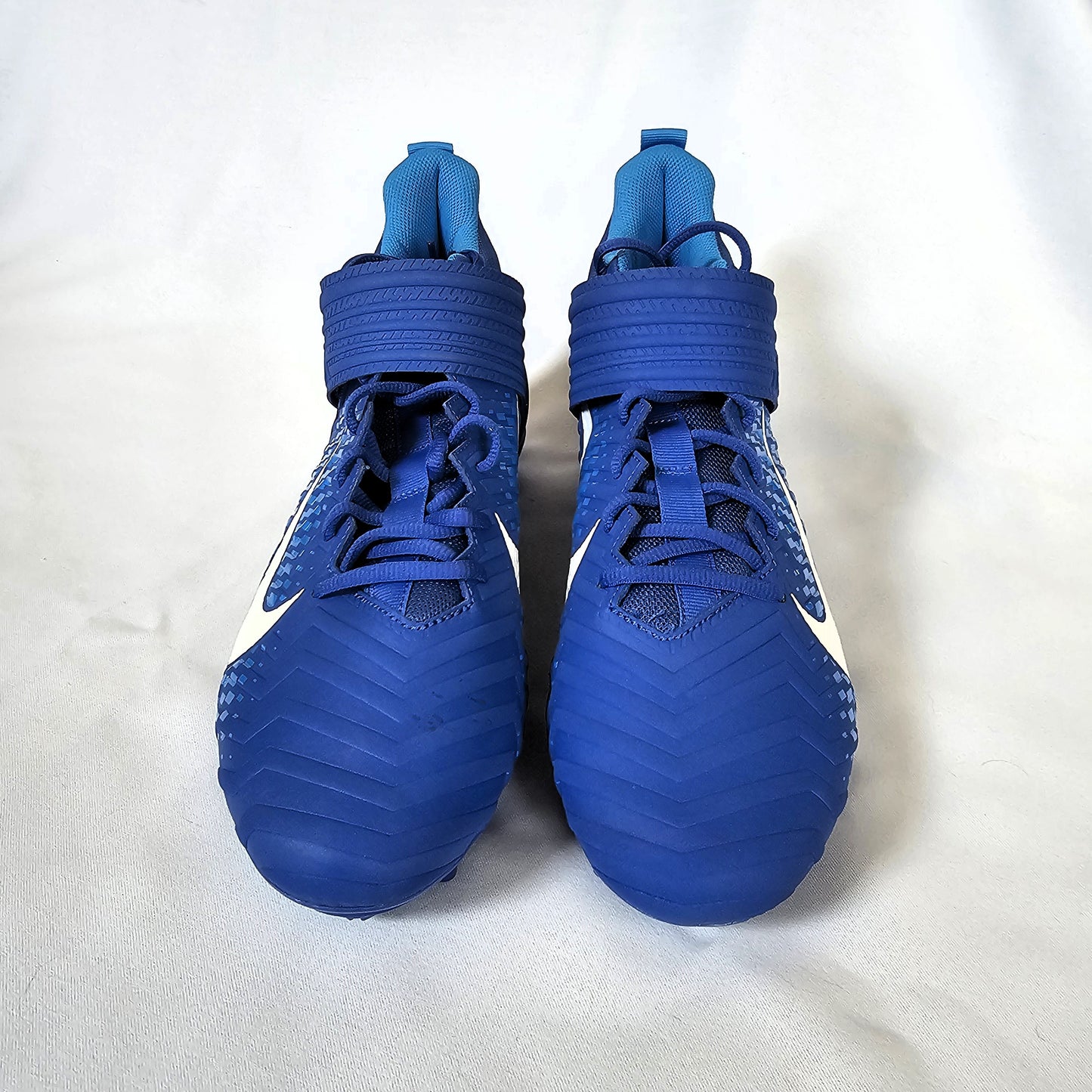 Nike Alpha Menace Mid Royal Blue/White Football Cleats