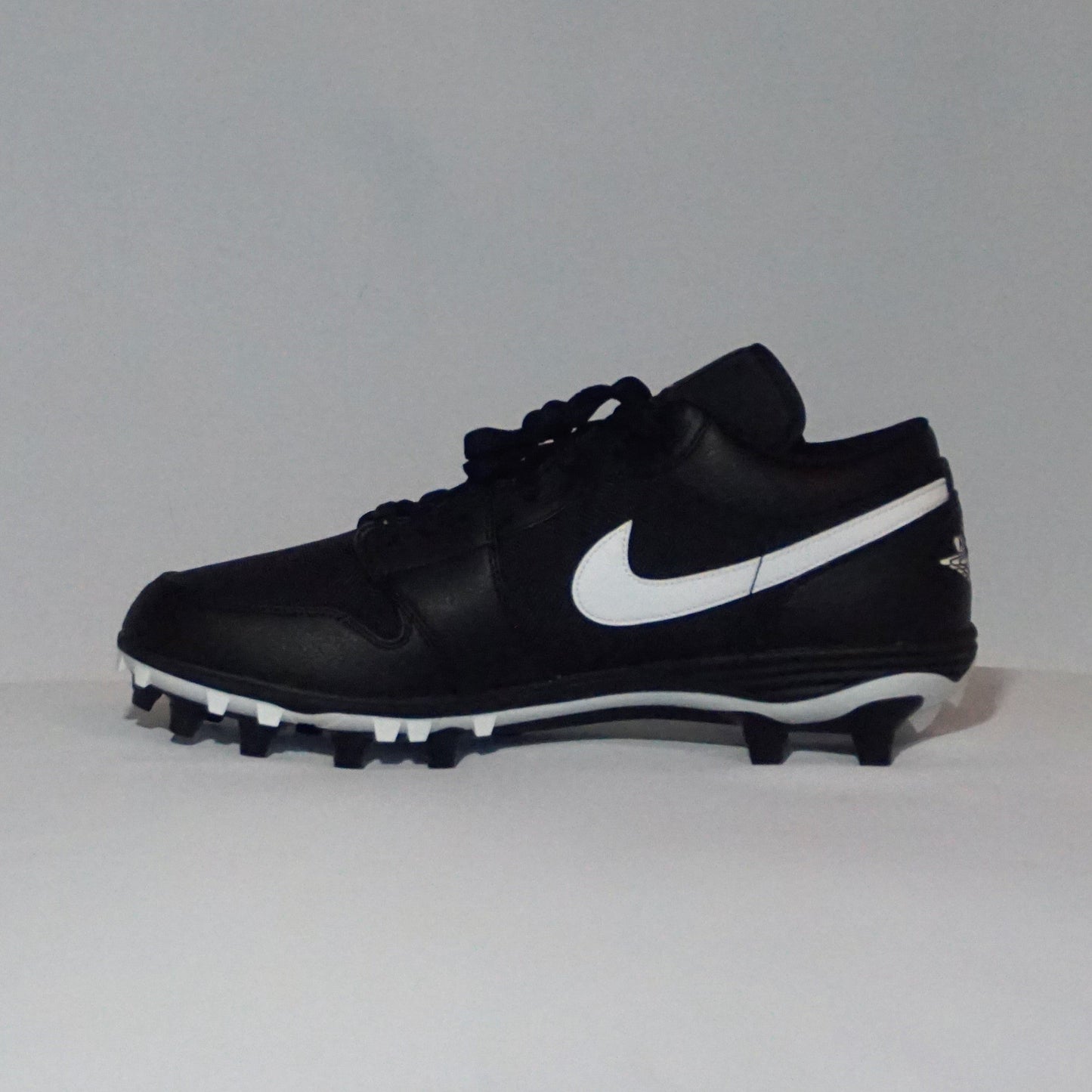 AIR JORDAN 1 TD LOW Black/White Football Cleat - NEW w/o Box