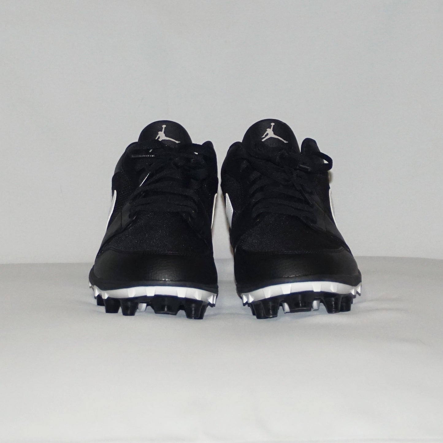 AIR JORDAN 1 TD LOW Black/White Football Cleat - NEW in Box