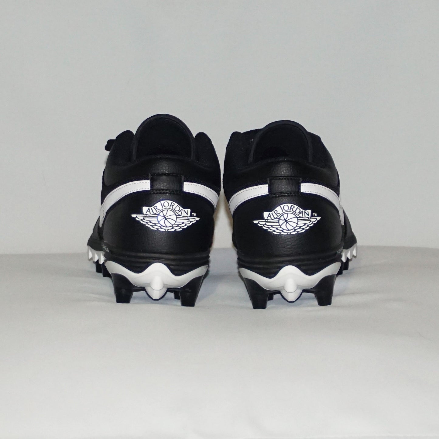 AIR JORDAN 1 TD LOW Black/White Football Cleat - NEW in Box