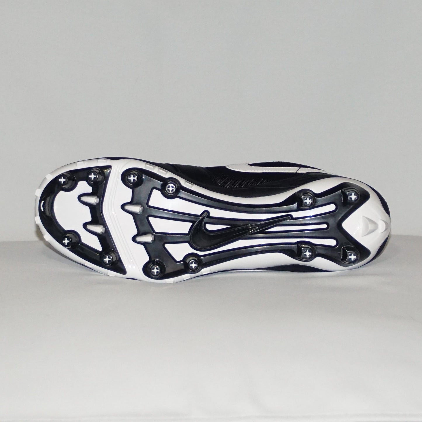 AIR JORDAN 1 TD LOW Black/White Football Cleat - NEW in Box