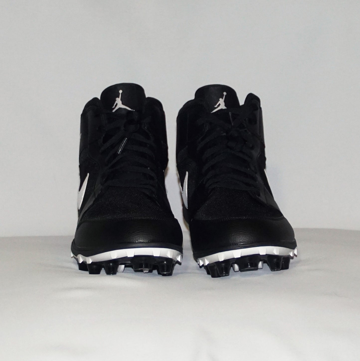 AIR JORDAN 1 TD MID Black/White Football Cleat - NEW in Box