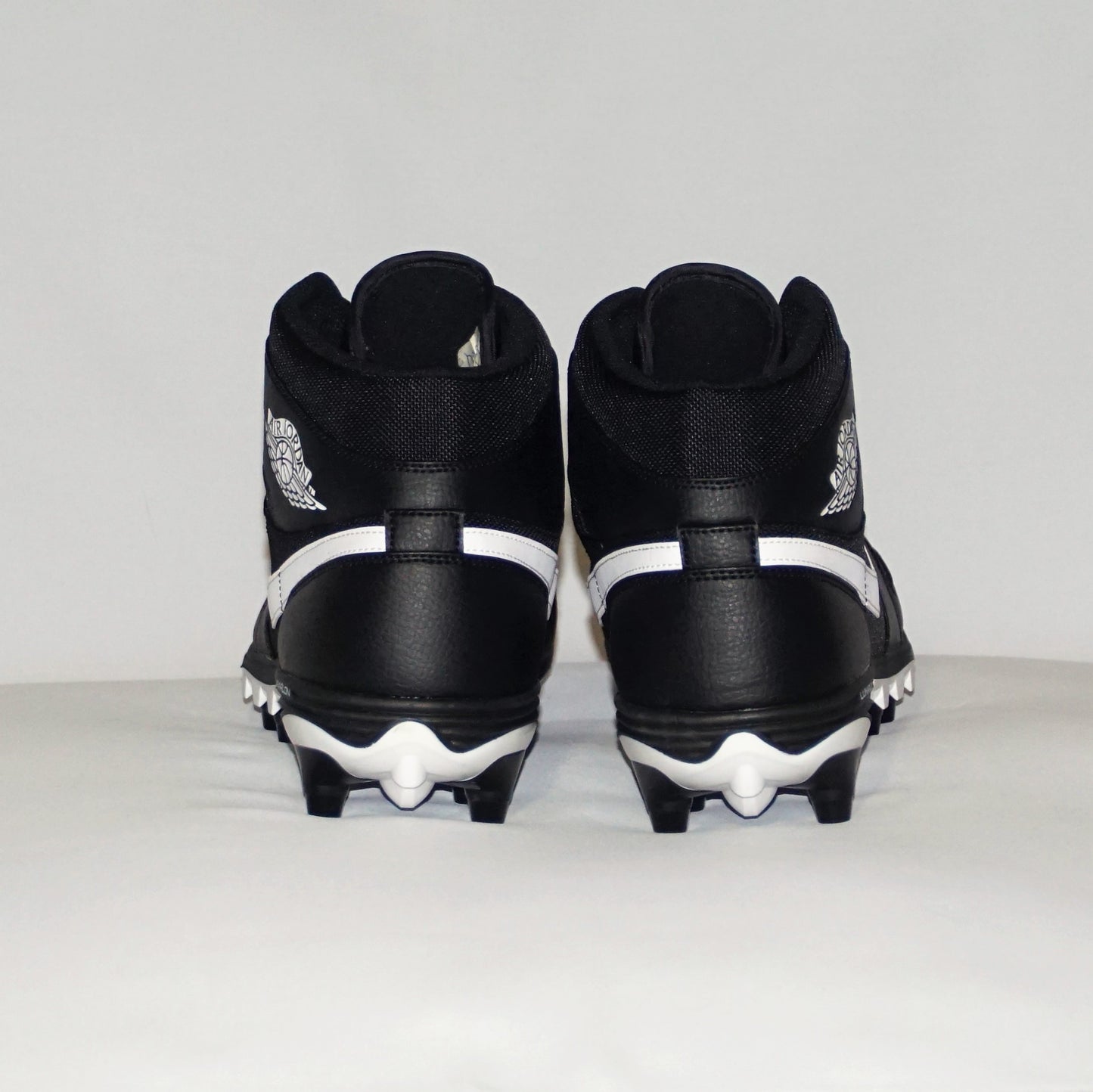 AIR JORDAN 1 TD MID Black/White Football Cleat - NEW in Box