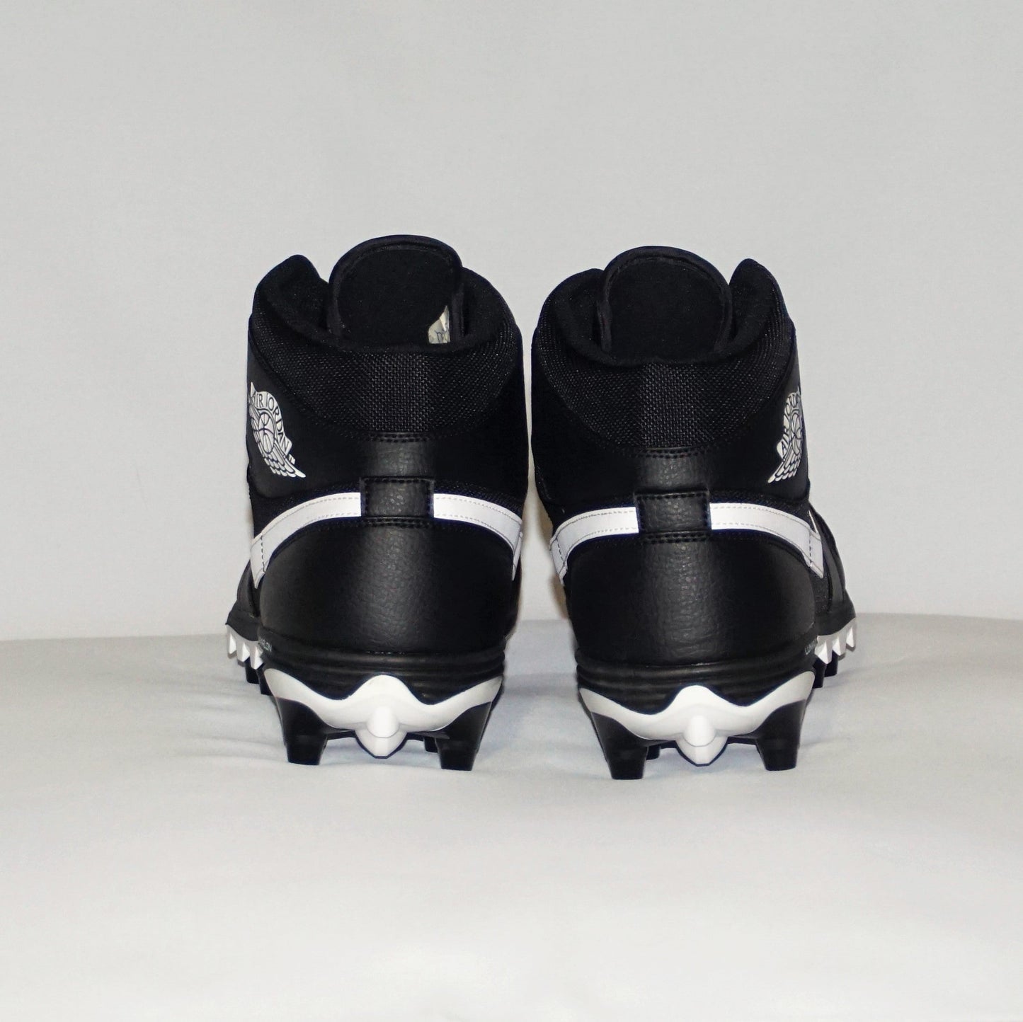 AIR JORDAN 1 TD MID Black/White Football Cleat - NEW w/o Box