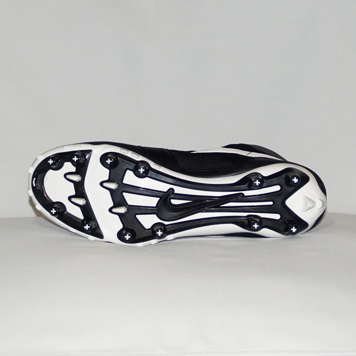 AIR JORDAN 1 TD MID Black/White Football Cleat - NEW w/o Box