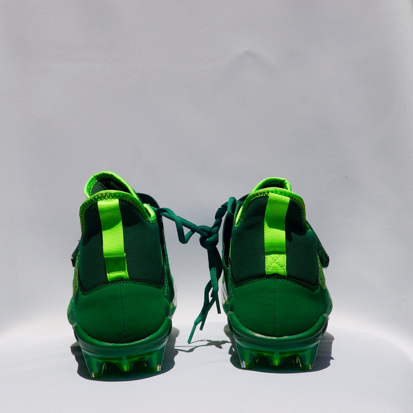 Nike Alpha Menace Pro 2 Mid TD Green/White Football Cleats
