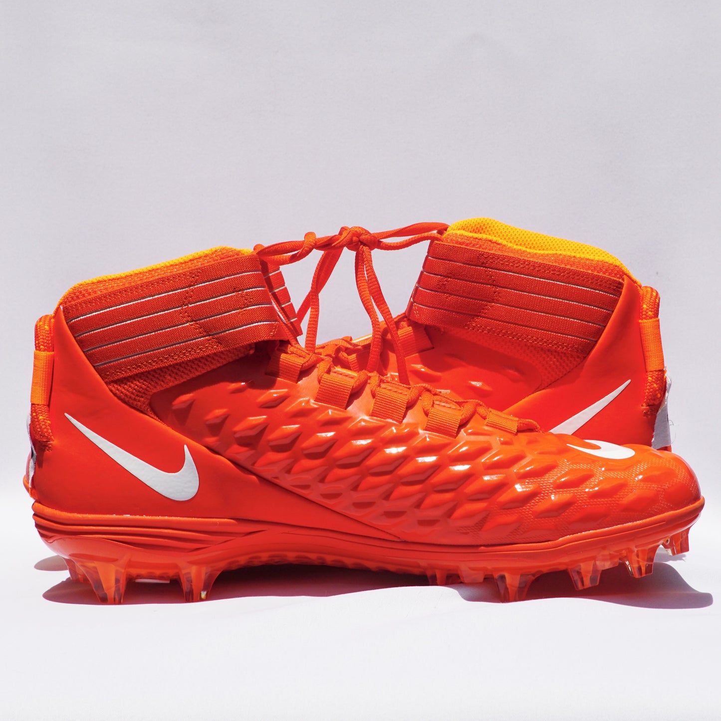 Nike Force Savage Pro 2 Mid Orange/White Football Cleats