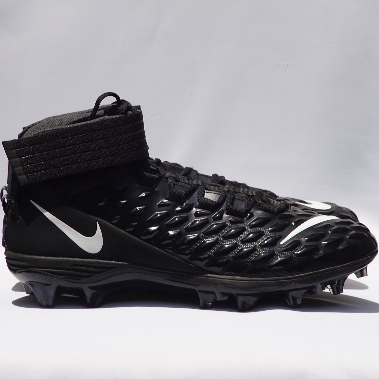 Nike Force Savage Pro 2 Mid Black/White Football Cleats