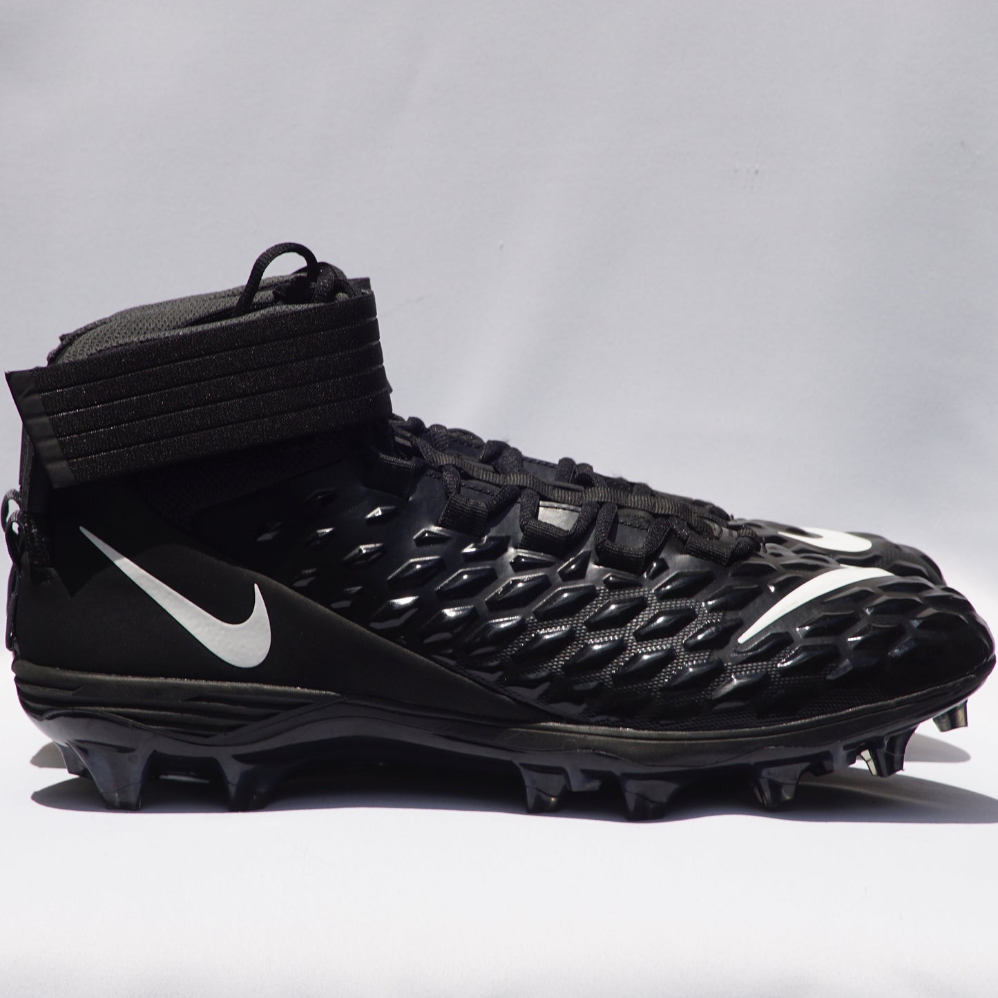 Nike Force Savage Pro 2 Mid Black/White Football Cleats - in Box