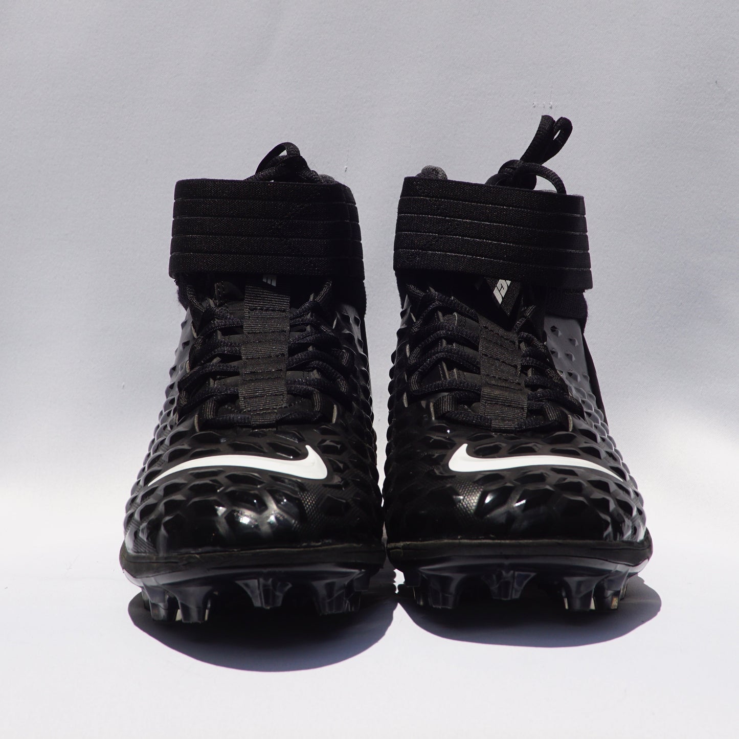Nike Force Savage Pro 2 Mid Black/White Football Cleats - in Box