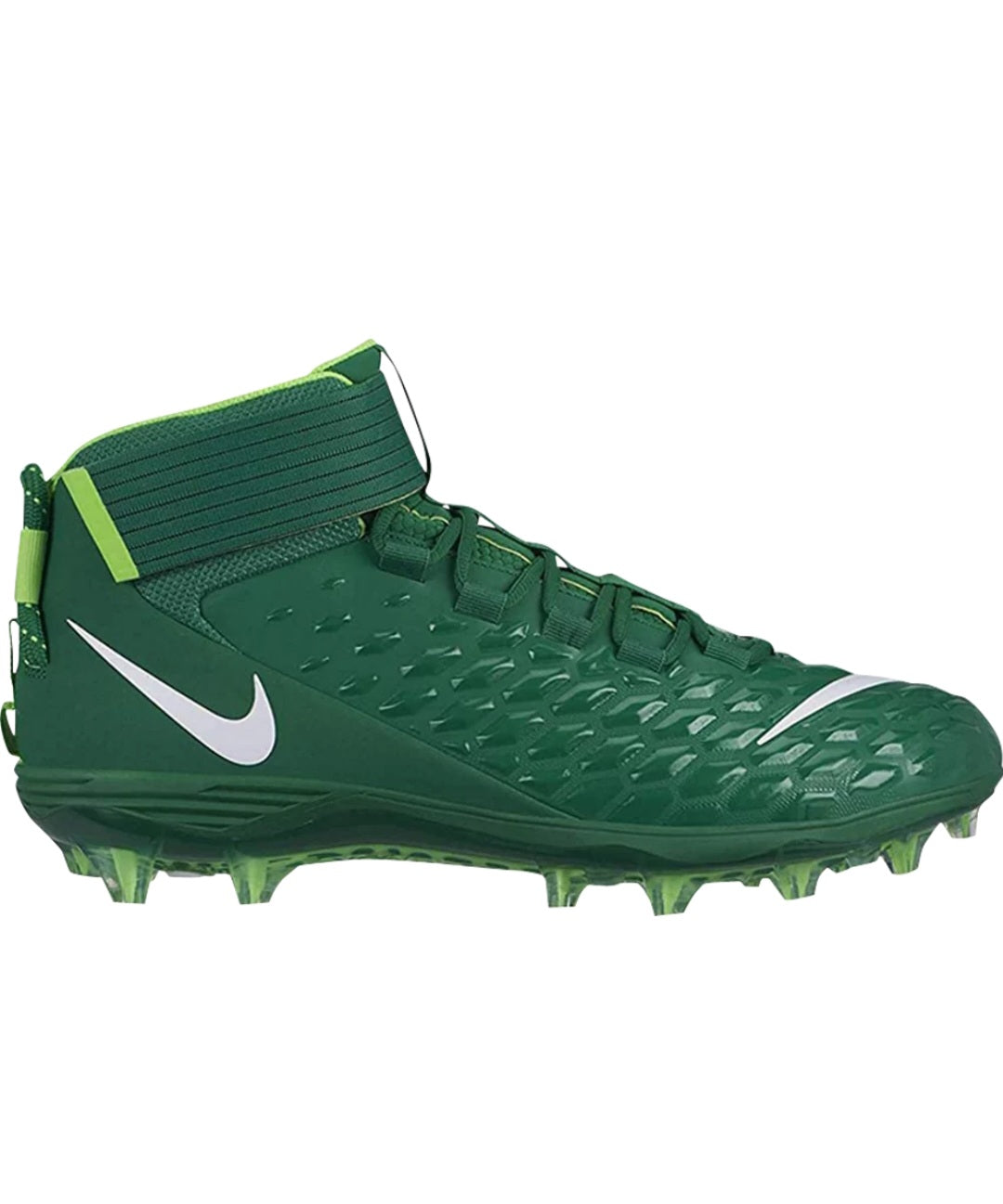 Nike Force Savage Pro 2 Mid Green/White Football Cleats