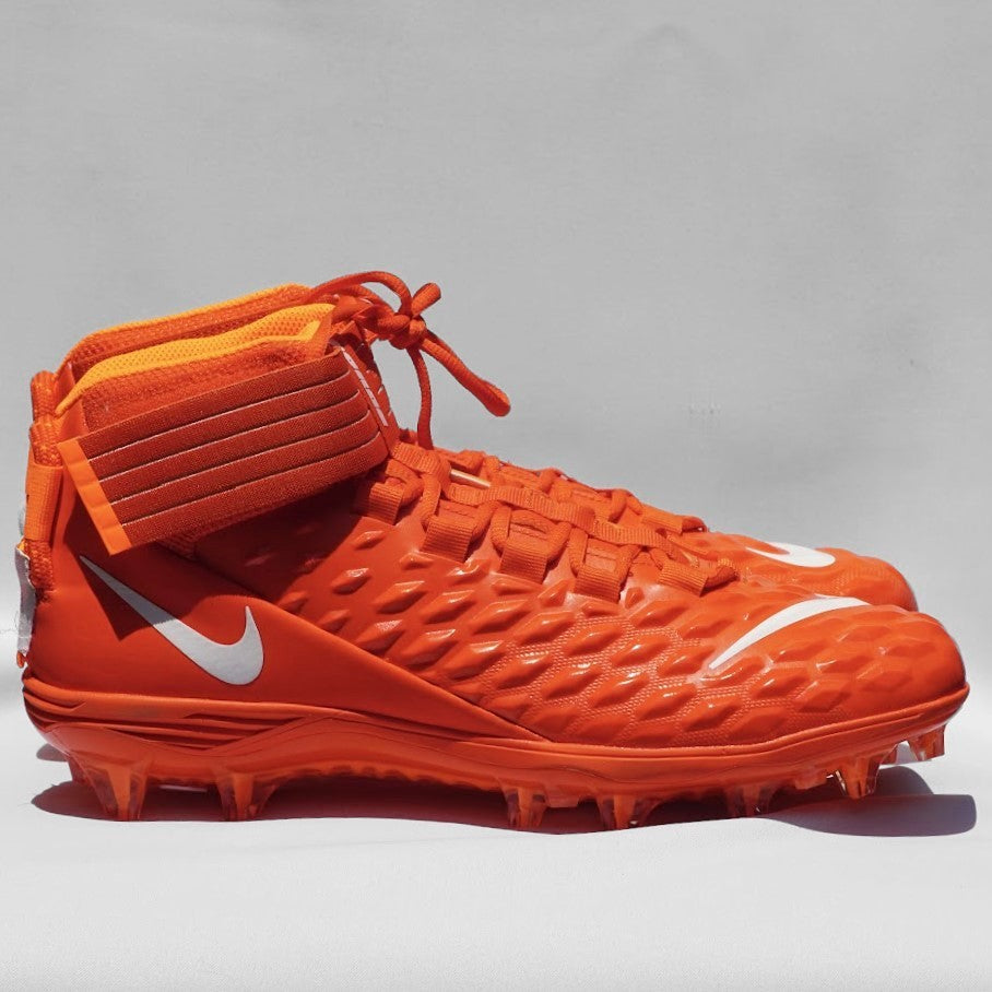 Nike Force Savage Pro 2 Mid Orange/White Football Cleats
