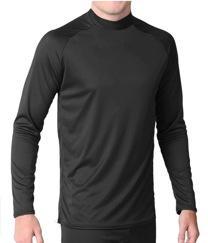 WSISPORT Long Sleeve Compression Shirt - Black