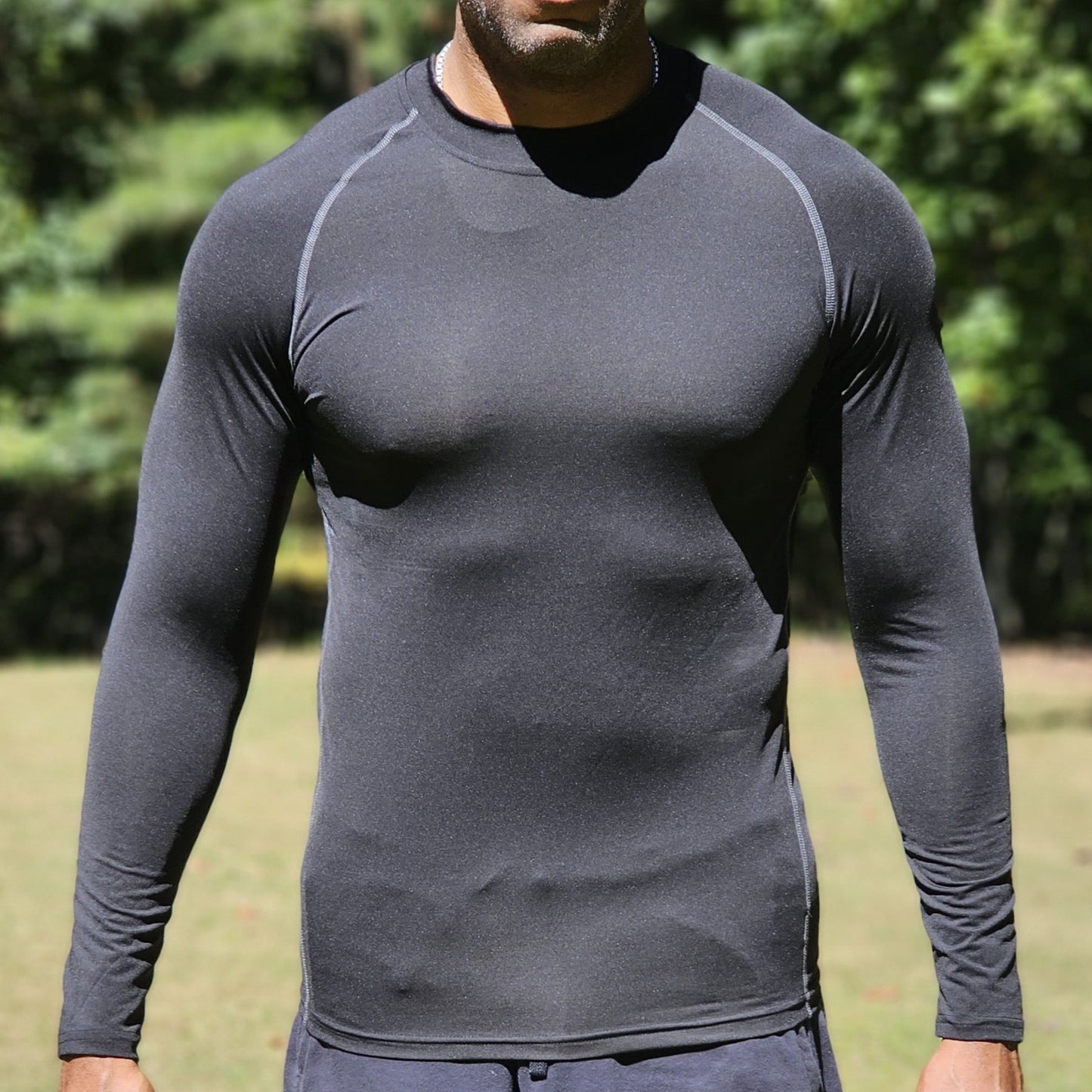 EG-PRO Long Sleeve Compression Shirt - Black