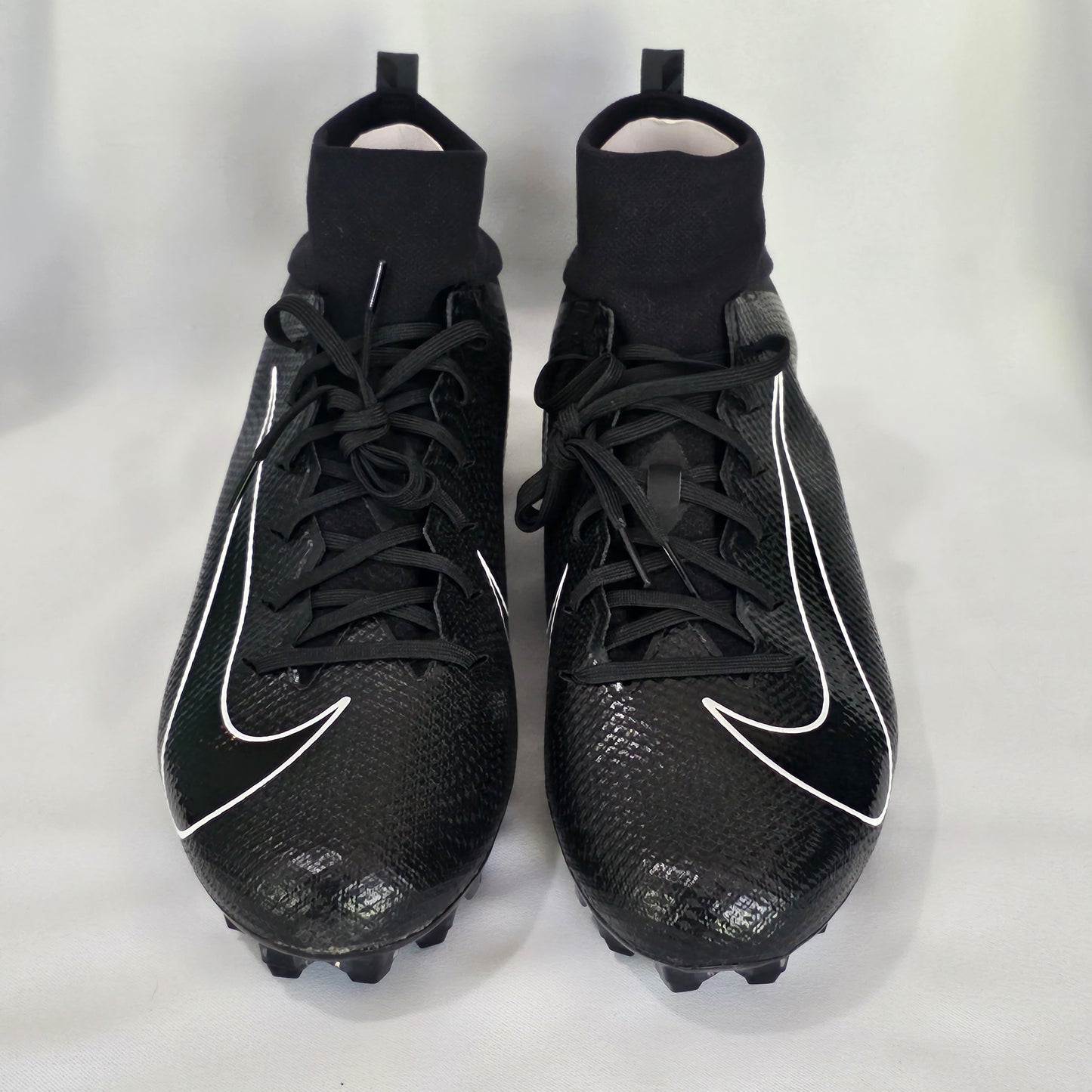 Nike Vapor Untouchable Pro 3 Mid Black Football Cleats in Box