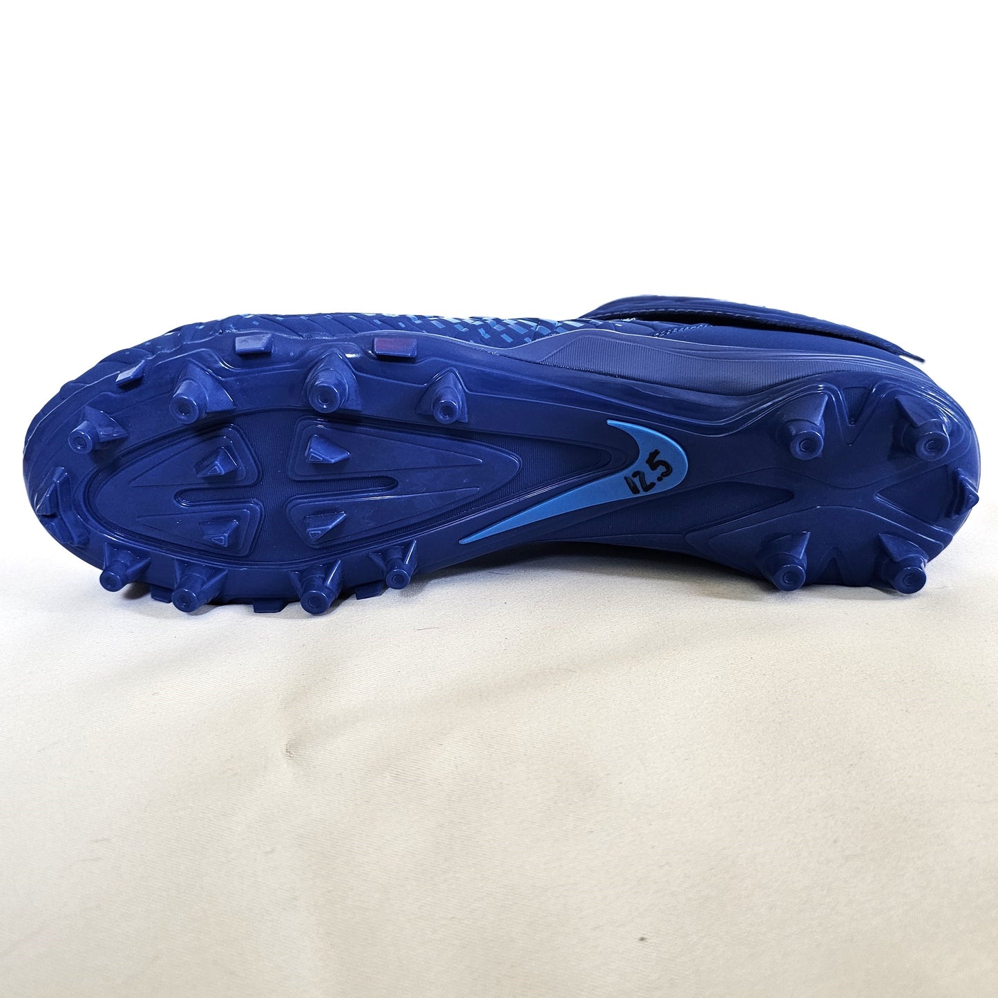 Nike Alpha Menace Mid Royal Blue/White Football Cleats