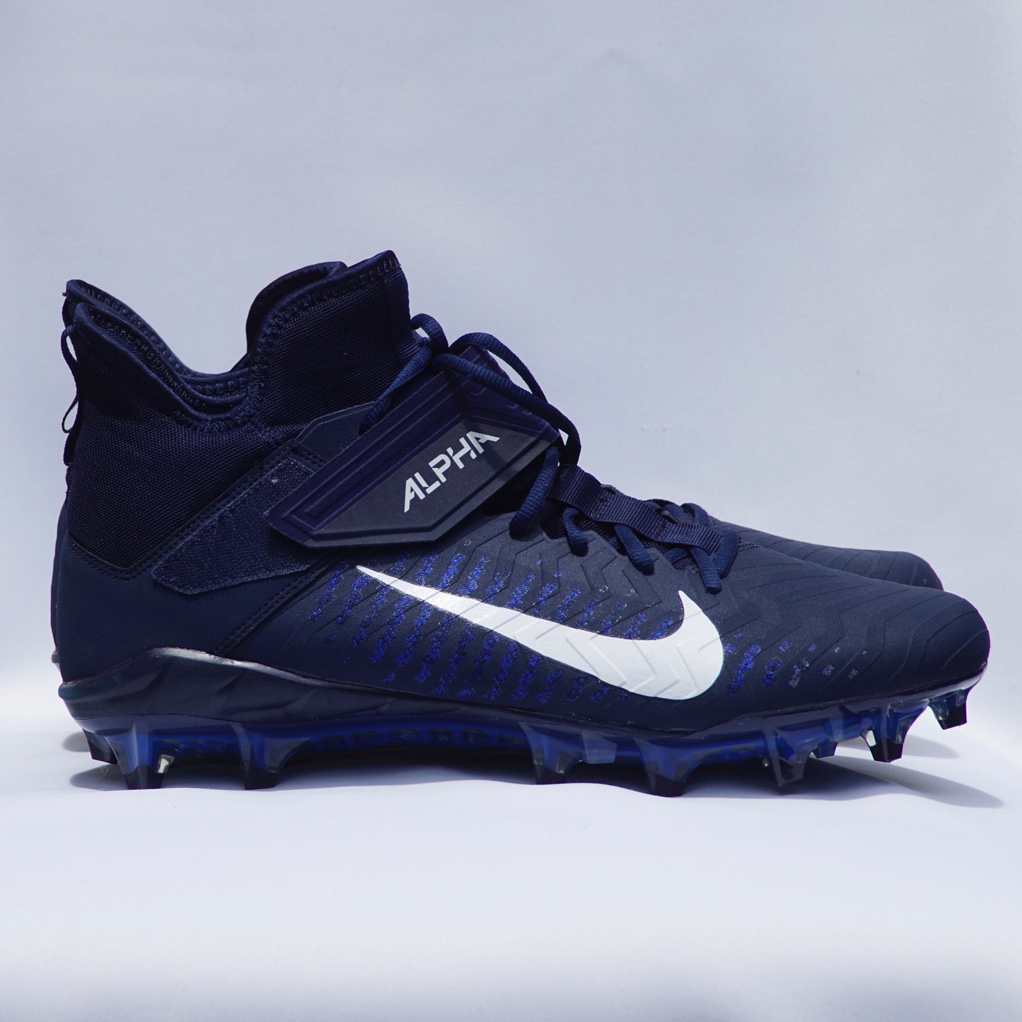 Nike Alpha Menace Pro 2 Mid TD "College Navy"/White Football Cleats