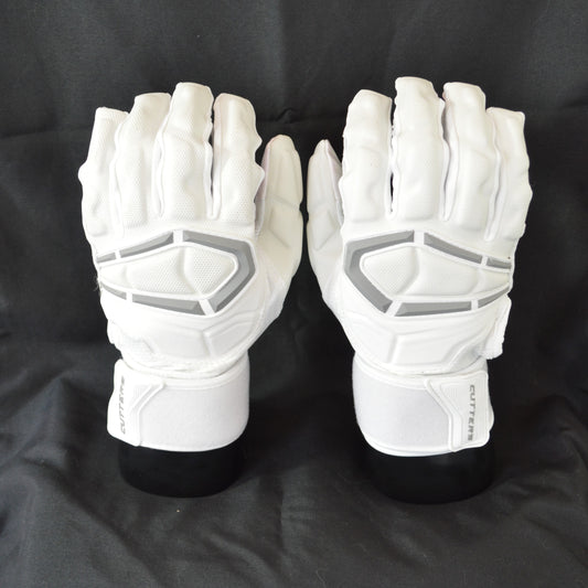 Cutters FORCE 3.0 White Football Gloves - Lineman