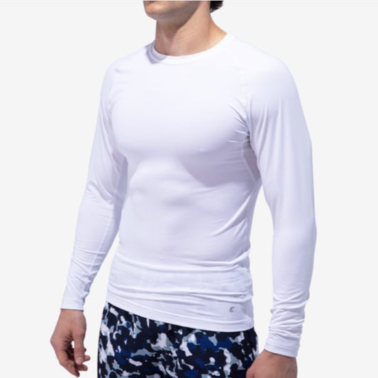 EASTBAY EVAPOR Long Sleeve Compression Shirt - White
